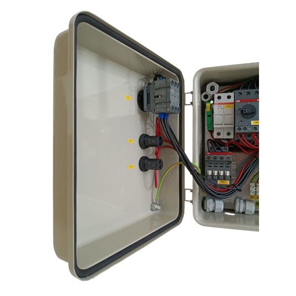 Panneau de commande triphasé Lowara 108520800 Qtd/07-15 pour pompe submersible 400 V 2,5-4 A